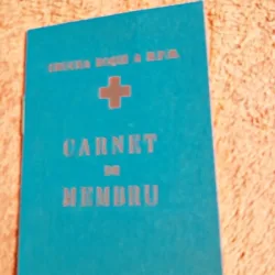 Carnet de membru Crucea Rosie RPR, 1960