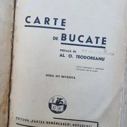Carte de bucate- Sanda Marin prefata de Al.O.Teodoreanu, ediția a XV a,
