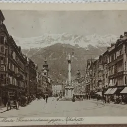 Carte postala, Austria, orasul Wörgl, 1929