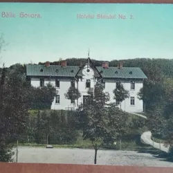 Carte postala, Baile Govora, Hotelul Statului nr.2, perioada interbelica