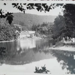 Carte postala, |Baile Sovata, Lacul Ursu, 1937