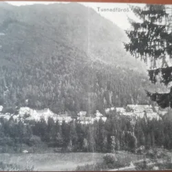 Carte postala, Baile Tusnad, vedere generala, perioada interbelica
