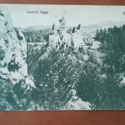 Carte postala, Bran Castelul Regal, 1925