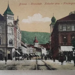 Carte postala, Brasov, Aleea Manastirei, perioada interbelica