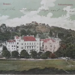 Carte postala, Brasov, vedere generala, 1908