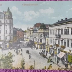 Carte postala, Bucuresti, Calea Victoriei, perioada interbelica