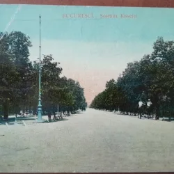 Carte postala, Bucuresti, soseaua Kisselef, perioada interbelica
