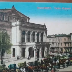 Carte postala, Bucuresti Teatrul National, 1914