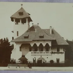 Carte postala, Bucuresti, vila Minovici, perioada interbelica