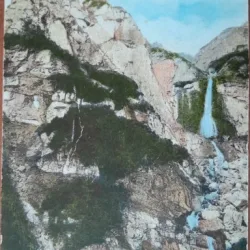 Carte postala, Busteni Cascada Vanturisul pe Valea Caraimanului, 1922