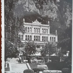 Carte postala, cazinoul din Baile Herculane, 1943