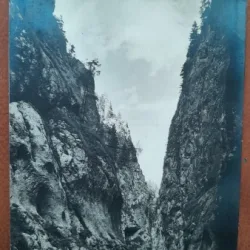 Carte postala, Cheile Bicazului, perioada interbelica