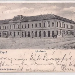 Carte postala circulata in anul 1908 Aiud