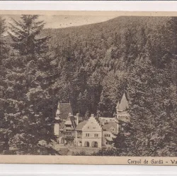 Carte postala circulata in anul 1919 Sinaia