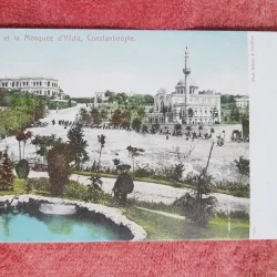 Carte postala, Constantinopole, Le Palais et la Mosquee dYildiz, sfarsit de secol XX