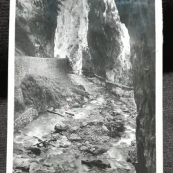 Carte postala, Defileul Bistrita-Valcea, 1938