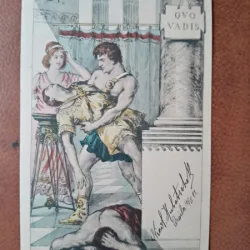 Carte postala, desen 1902