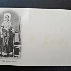 Carte postala Fontenay-Le-Comte, inceput de secol XX