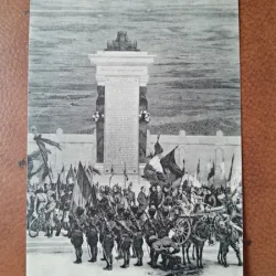 Carte postala, Goumiers, reproducere Pantheon de la Guerre, 1918