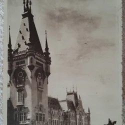 Carte postala, Iasi, Palatul administrativ, perioada interbelica