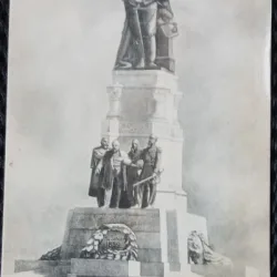 Carte Postala, Iasi, Statuia Cuza Voda, perioada interbelica