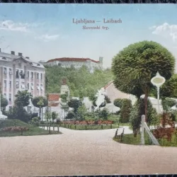 Carte postala, Ljubljana-Laibach, Slovenia, 1916