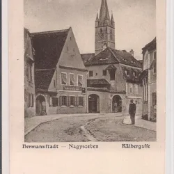 Carte postala necirculata din jurul anului 1900 Sibiu
