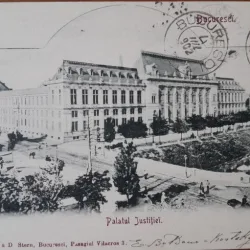 Carte postala, Palatul de Justitie Bucuresti, 1935