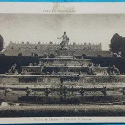 Carte Postala, Parc de Versailles, Bassin de Latone, perioada interbelica