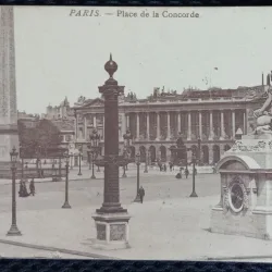 Carte Postala, Paris, Place de la Concorde, 1911