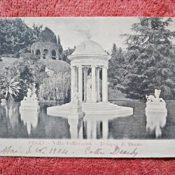Carte postala, Pegli=Villa Pallavicini-Tempio di Diana, 1904