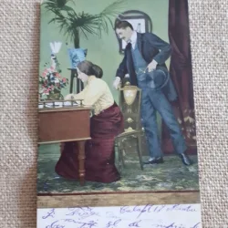 CARTE POSTALA, PERIOADA INTERBELICA, COLOR, CIRCULATA