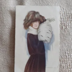 CARTE POSTALA, PERIOADA INTERBELICA, LITOGRAFIE, COLOR, NECIRCULATA