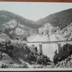 Carte postala, podul lui Traian, Turnu Severin, 1927