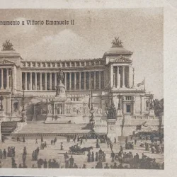 Carte postala, Roma, Monumento a Vittorio Emanuele II, perioada interbelica