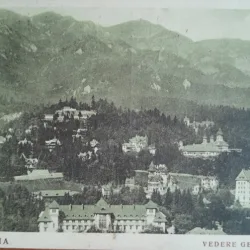 Carte postala, Sinaia, vedere generala, perioada interbelica