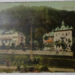 Carte Postala, Slanic Moldova, Vilele Scurtu si Pandrea, 1915