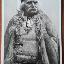 Carte postala, taran din muntii Carpati, perioada interbelica