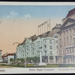 Carte Postala, Timisoara, Bulev. Regele Ferdinand, 1911