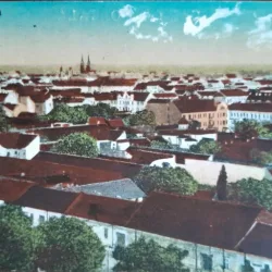 Carte postala, Timisoara, vedere generala, 1925