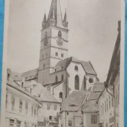 Carte Postala, Vedere din Sibiu, 1956