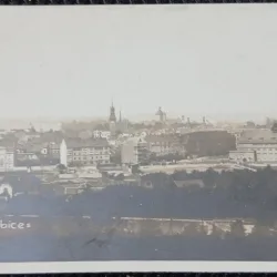 Carte Postala, Vedere generala Pardubice, oras din Boemia rasariteana Cehia, perioada interbelica