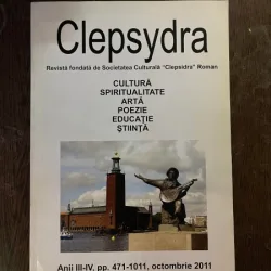Clepsidra Anii III-IV, octombrie 2011