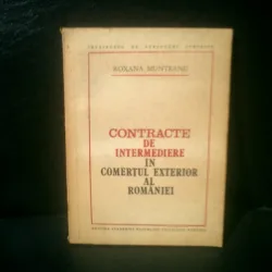 Contracte de intermediere in comertul exterior al Romaniei - Roxana Munteanu