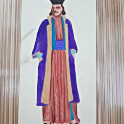 Costum dupa moda fanariota, desen