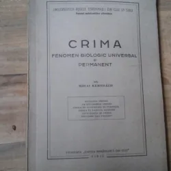 CRIMA FENOMEN BIOLOGIC UNIVERSAL SI PERMANENT-MIHAI KERNBACH