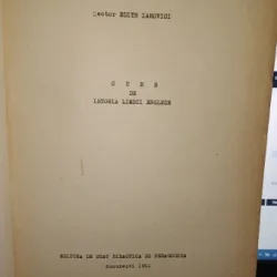 Curs de istoria limbii engleze - Edith Iarovici