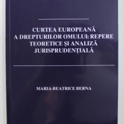 Curtea europeana a drepturilor omului: repere teoretice si analiza jurisprudentiala - Maria Beatrice Berna