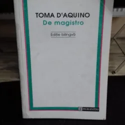 DE MAGISTRO. TOMA D AQUINO