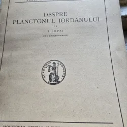 Despre Planctonul Iordanului - I. Lepsi